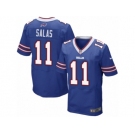 Men's Nike Buffalo Bills #11 Greg Salas Elite Royal Blue Team Color NFL Jersey