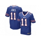 Men's Nike Buffalo Bills #11 Zay Jones Elite Royal Blue Team Color NFL Jersey