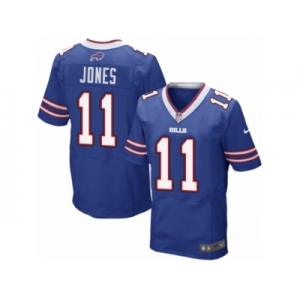 Men's Nike Buffalo Bills #11 Zay Jones Elite Royal Blue Team Color NFL Jersey