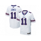 Men's Nike Buffalo Bills #11 Zay Jones Elite White NFL Jersey