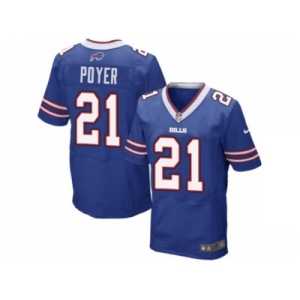 Men's Nike Buffalo Bills #21 Jordan Poyer Elite Royal Blue Team Color NFL Jersey