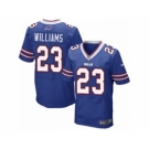 Men's Nike Buffalo Bills #23 Aaron Williams Elite Royal Blue Team Color NFL Jersey