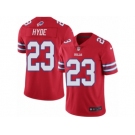 Men's Nike Buffalo Bills #23 Micah Hyde Elite Red Rush NFL Jersey