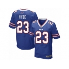 Men's Nike Buffalo Bills #23 Micah Hyde Elite Royal Blue Team Color NFL Jersey