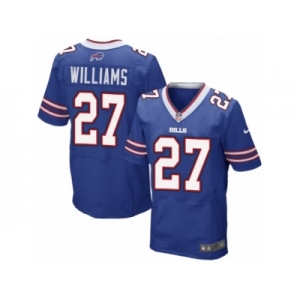 Men's Nike Buffalo Bills #27 Duke Williams Elite Royal Blue Team Color NFL Jersey