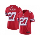 Men's Nike Buffalo Bills #27 Mike Tolbert Elite Red Rush NFL Jersey