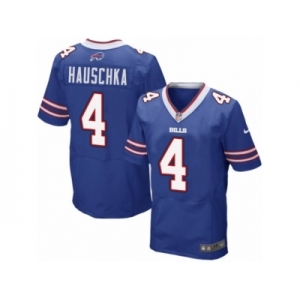 Men's Nike Buffalo Bills #4 Stephen Hauschka Elite Royal Blue Team Color NFL Jersey