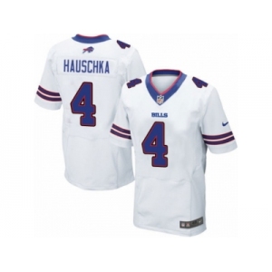 Men's Nike Buffalo Bills #4 Stephen Hauschka Elite White NFL Jersey