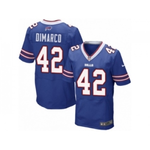 Men's Nike Buffalo Bills #42 Patrick DiMarco Elite Royal Blue Team Color NFL Jersey