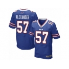 Men's Nike Buffalo Bills #57 Lorenzo Alexander Elite Royal Blue Team Color NFL Jersey