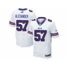 Men's Nike Buffalo Bills #57 Lorenzo Alexander Elite White NFL Jersey