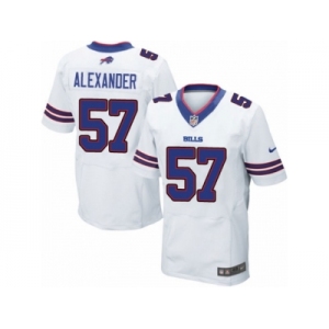 Men's Nike Buffalo Bills #57 Lorenzo Alexander Elite White NFL Jersey