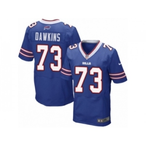 Men's Nike Buffalo Bills #73 Dion Dawkins Elite Royal Blue Team Color NFL Jersey