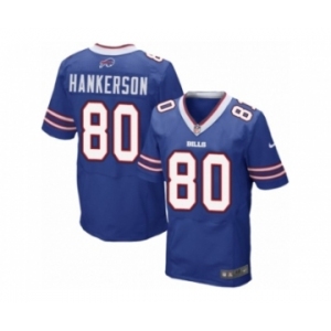 Men's Nike Buffalo Bills #80 Leonard Hankerson Elite Royal Blue Team Color NFL Jersey