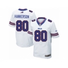 Men's Nike Buffalo Bills #80 Leonard Hankerson Elite White NFL Jersey