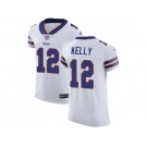 Nike Buffalo Bills #12 Jim Kelly White Men Stitched NFL Vapor Untouchable Elite Jersey