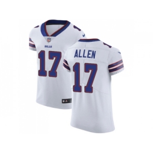 Nike Buffalo Bills #17 Josh Allen White Men Stitched NFL Vapor Untouchable Elite Jersey