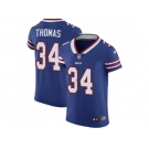 Nike Buffalo Bills #34 Thurman Thomas Royal Blue Team Color Men Stitched NFL Vapor Untouchable Elite Jersey