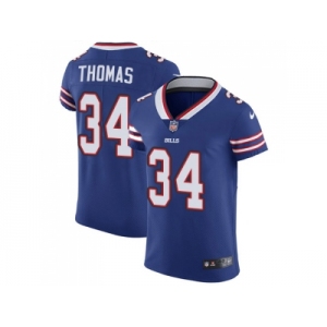 Nike Buffalo Bills #34 Thurman Thomas Royal Blue Team Color Men Stitched NFL Vapor Untouchable Elite Jersey