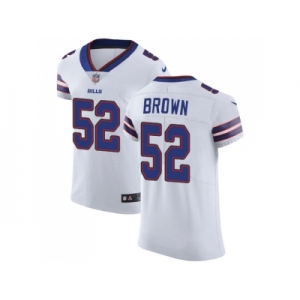 Nike Buffalo Bills #52 Preston Brown White Men Stitched NFL Vapor Untouchable Elite Jersey