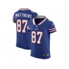 Nike Buffalo Bills #87 Jordan Matthews Royal Blue Team Color Men Stitched NFL Vapor Untouchable Elite Jersey