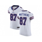 Nike Buffalo Bills #87 Jordan Matthews White Men Stitched NFL Vapor Untouchable Elite Jersey