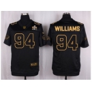 Nike Buffalo Bills #94 Mario Williams Black Pro Line Gold Collection Jersey[Elite]