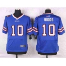 nike nfl jerseys buffalo bills #10 woods blue[Elite]