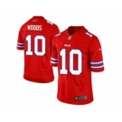 nike nfl jerseys buffalo bills #10 woods red[Elite]