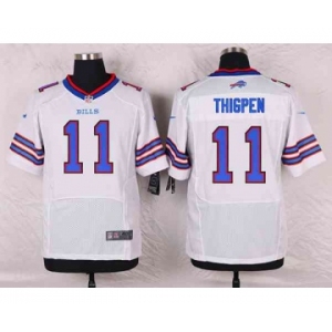 nike nfl jerseys buffalo bills #11 thigpen white[Elite][thigpen]