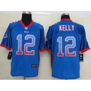 nike nfl jerseys buffalo bills #12 jim kelly blue[Elite drift fashion]