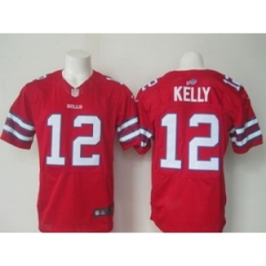 nike nfl jerseys buffalo bills #12 jim kelly red[Elite]