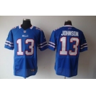 nike nfl jerseys buffalo bills #13 johnson blue[elite]