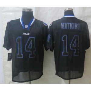 nike nfl jerseys buffalo bills #14 watkins black[Elite lights out][watkins]