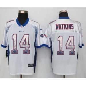 nike nfl jerseys buffalo bills #14 watkins white[Elite drift fashion][watkins]