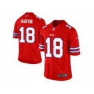 nike nfl jerseys buffalo bills #18 harvin red[Elite]