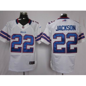 nike nfl jerseys buffalo bills #22 jackson white[elite]