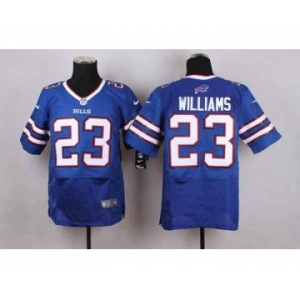 nike nfl jerseys buffalo bills #23 williams blue[Elite]