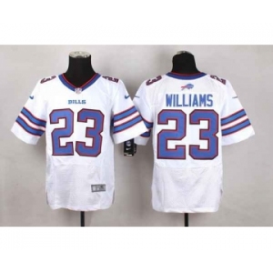 nike nfl jerseys buffalo bills #23 williams white[Elite]