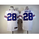 nike nfl jerseys buffalo bills #28 spiller white[Elite]