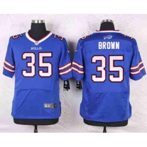 nike nfl jerseys buffalo bills #35 brown blue[Elite][brown]