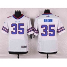 nike nfl jerseys buffalo bills #35 brown white[Elite][brown]