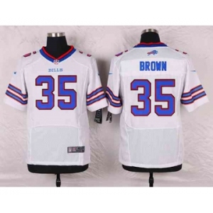 nike nfl jerseys buffalo bills #35 brown white[Elite][brown]