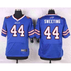 nike nfl jerseys buffalo bills #44 sweeting blue[Elite]