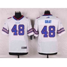 nike nfl jerseys buffalo bills #48 gray white[Elite]