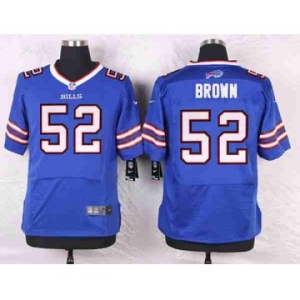 nike nfl jerseys buffalo bills #52 brown blue[Elite][brown]