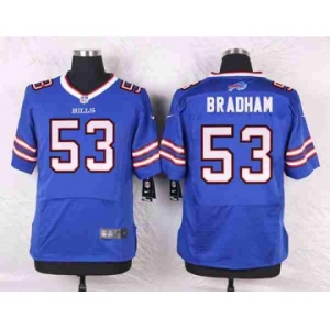 nike nfl jerseys buffalo bills #53 bradham blue[Elite]