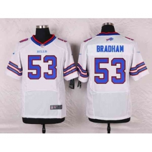 nike nfl jerseys buffalo bills #53 bradham white[Elite]