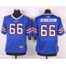 nike nfl jerseys buffalo bills #66 henderson blue[Elite]