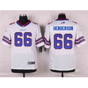 nike nfl jerseys buffalo bills #66 henderson white[Elite]